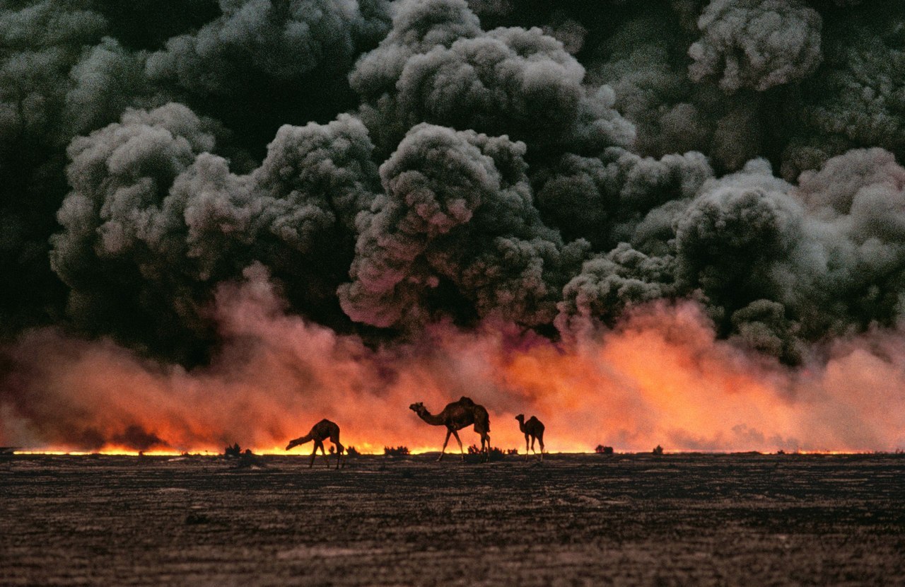 Пожар на нефтяных месторождениях Кувейта