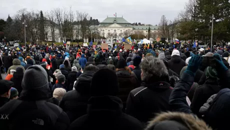 Протесты в Словакии