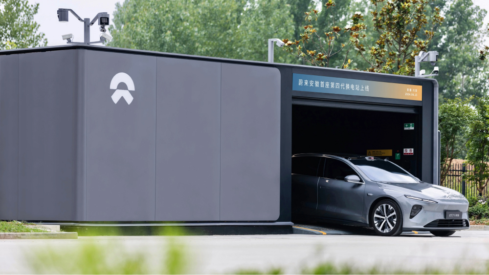 nio станция по замене тяговых батарей электромобилей