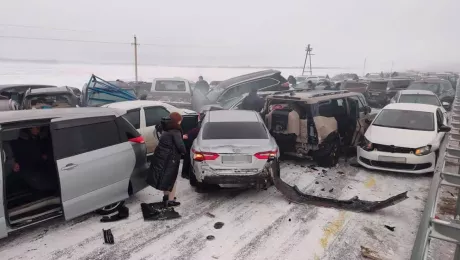 новогодние аварии Казахстан