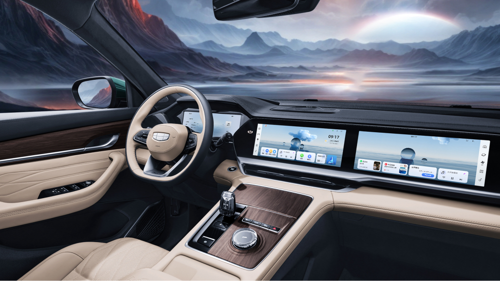 geely monjaro dongfang yao салон новый