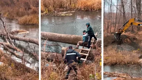 Расширение русел рек в Актобе