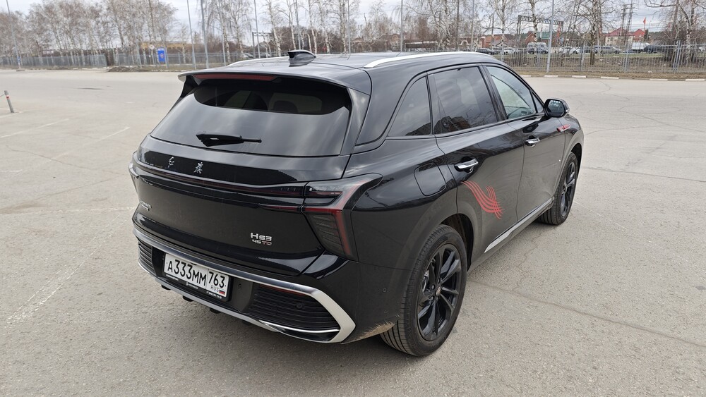 Вдохновляющий вид Hongqi HS3