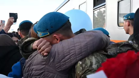 встреча военнослужащих, 37-я отдельная десантно-штурмовая бригада
