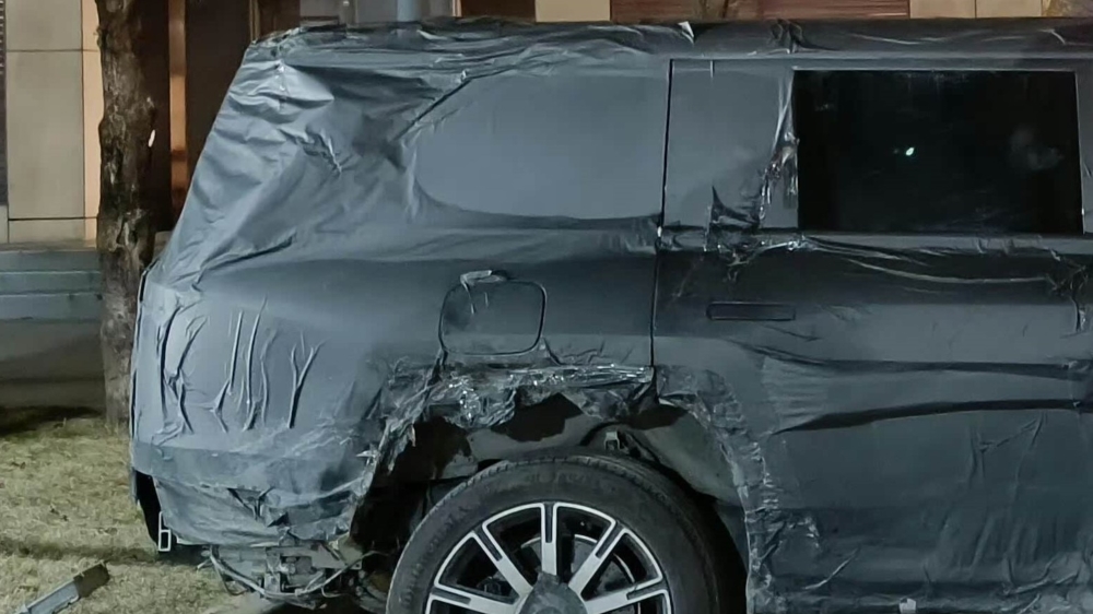 BYD YangWang U8L удлиненный кузов стойка камуфляж