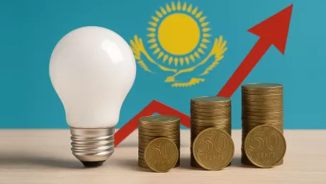 Рост цен на электричество в РК