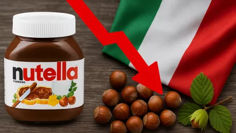 Коллаж нутелла италия фундук