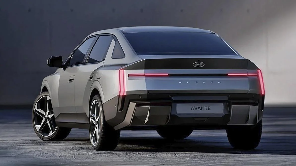 Фото задней части Hyundai Elantra